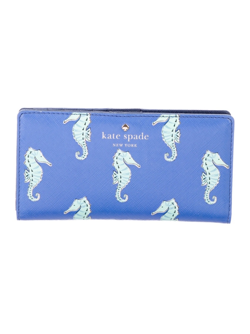 kate spade Blue Seahorse Continental Wallet
